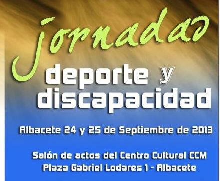 Jornadas de la discapacidad en Albacete días 24 y 25 de Septiembre ¡Apúntate!