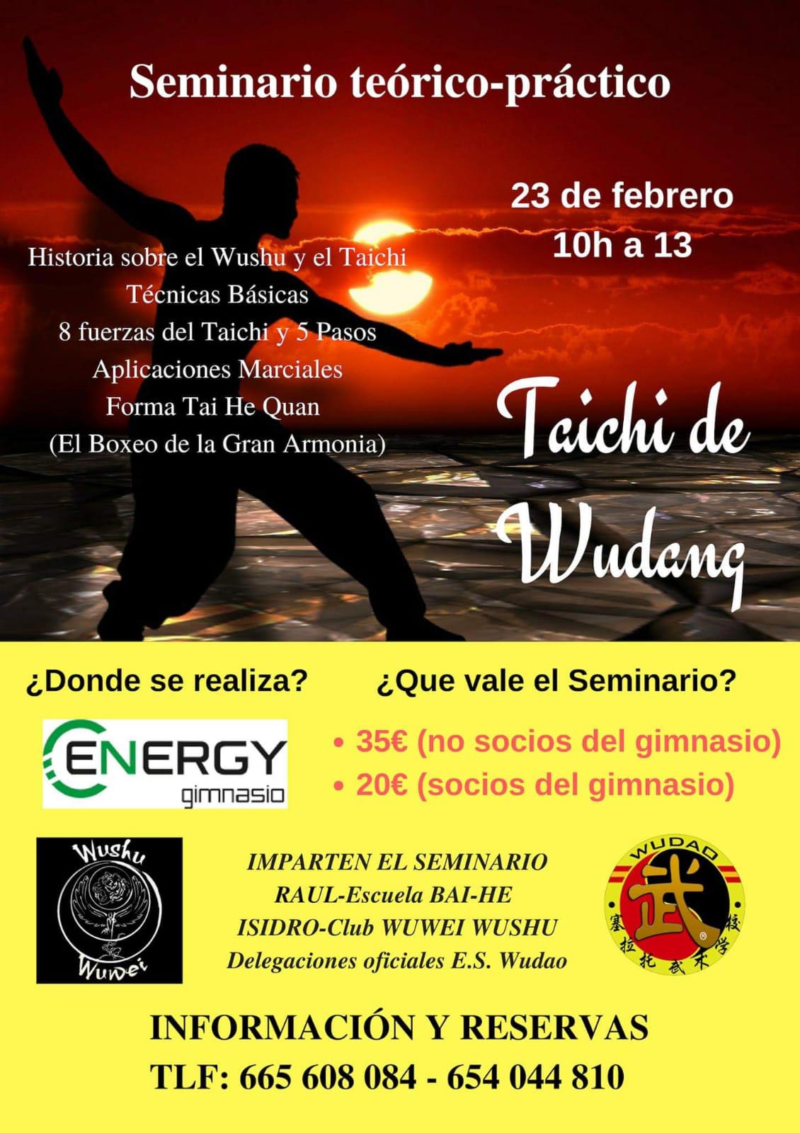 TAICHI DE WUDANG | Gimnasio Energy Albacete
